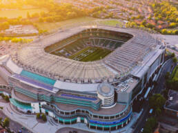 A panoramic view of Twickenham Stadium, a GOTO Creates stadium.